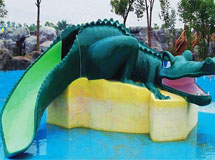 水上乐园-鳄鱼小滑梯